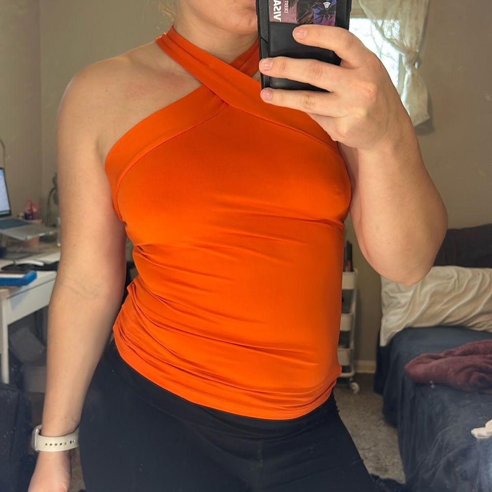 SOLD Shein Cross neck top